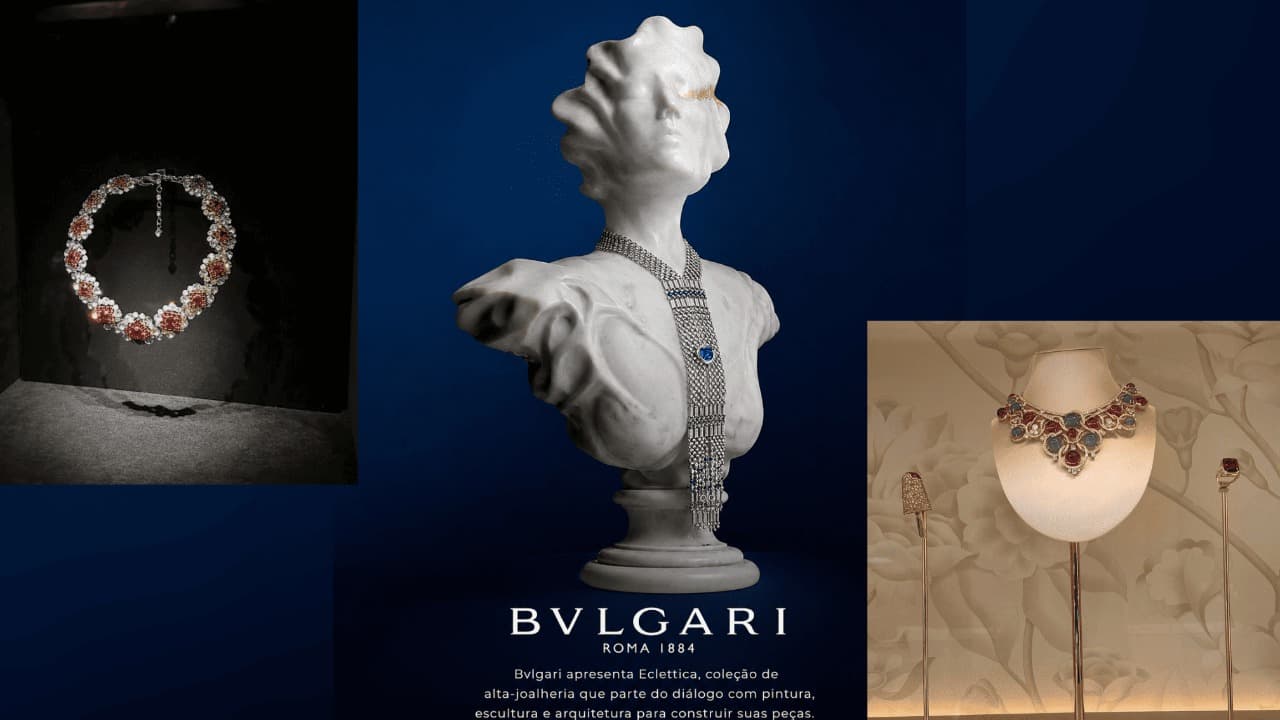 Bvlgari transforma arte em joalheria Bvlgari transforma arte em joalheria na coleção Eclettica.