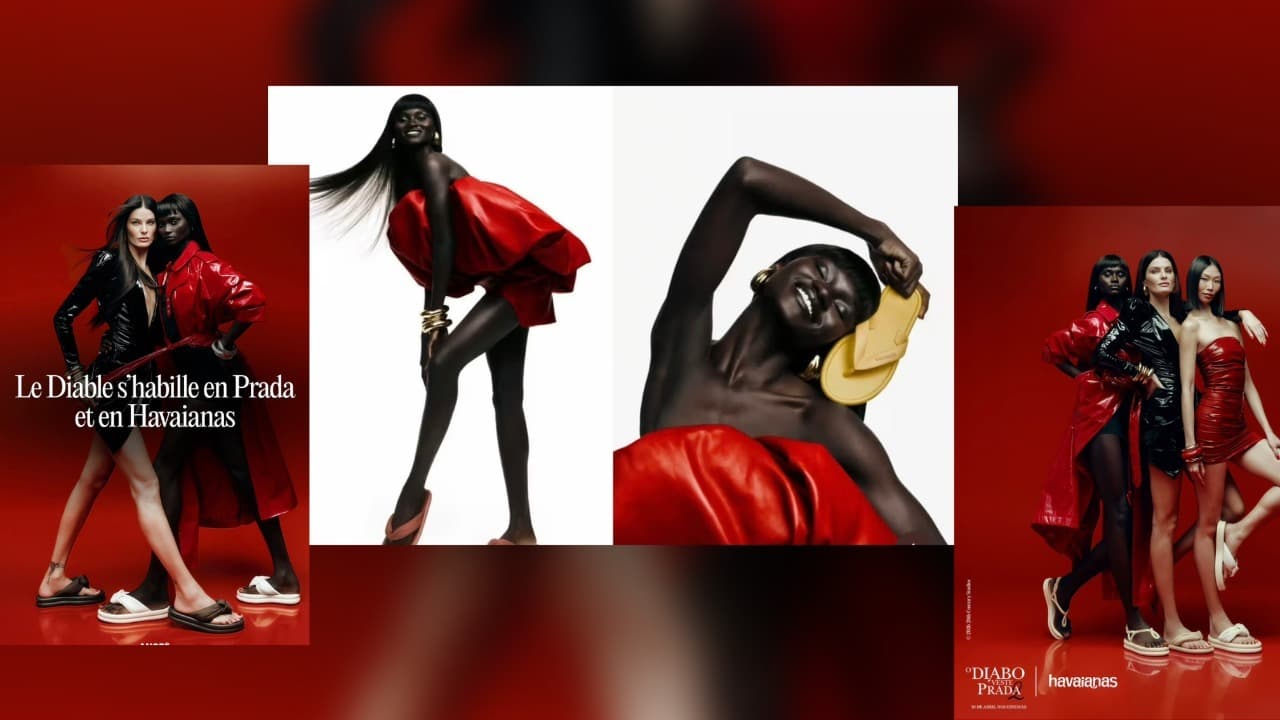 Havaianas eleva a sandália ao universo de luxo com o imaginário de O Diabo Veste Prada