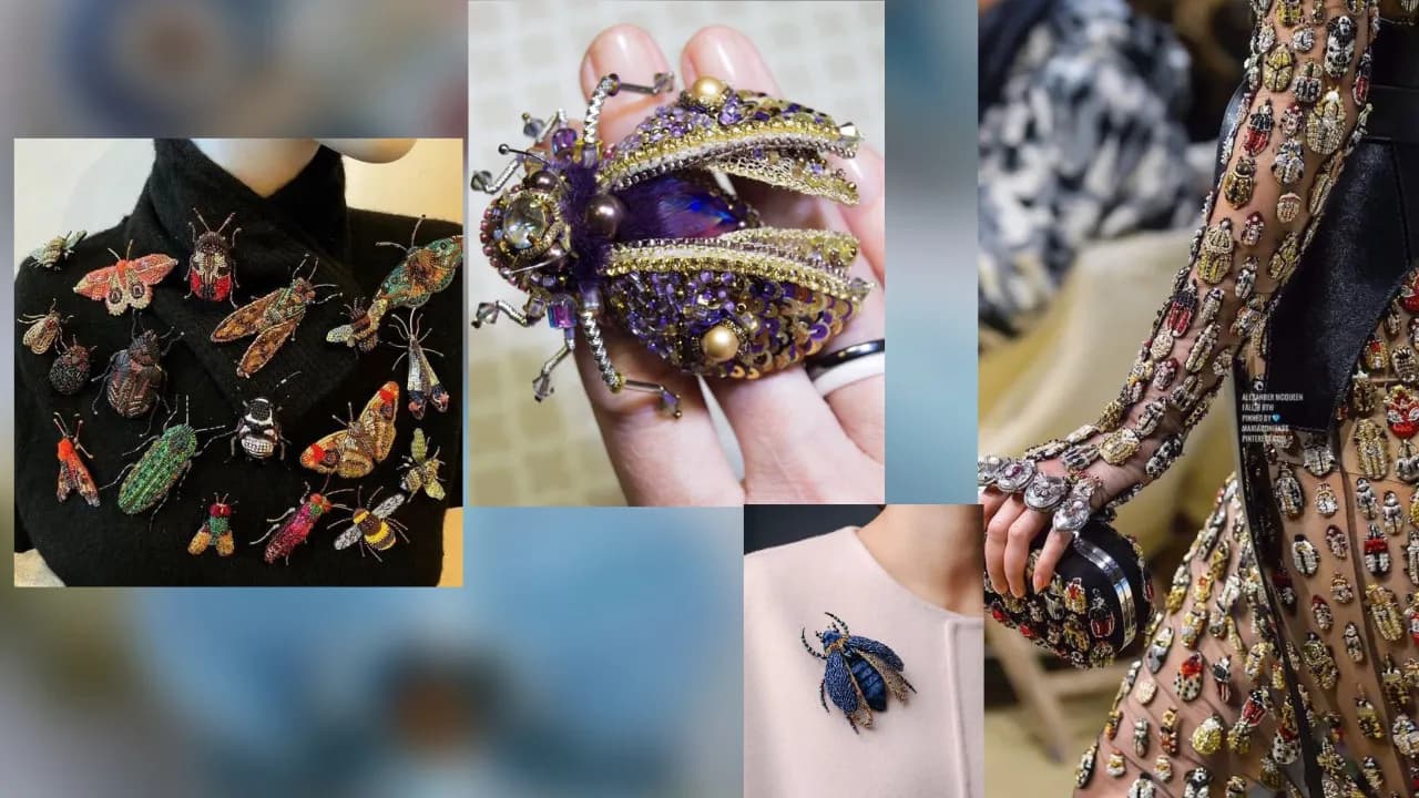 A joalharia em forma de insetos regressa e revive uma das tendências mais excêntricas da moda antiga