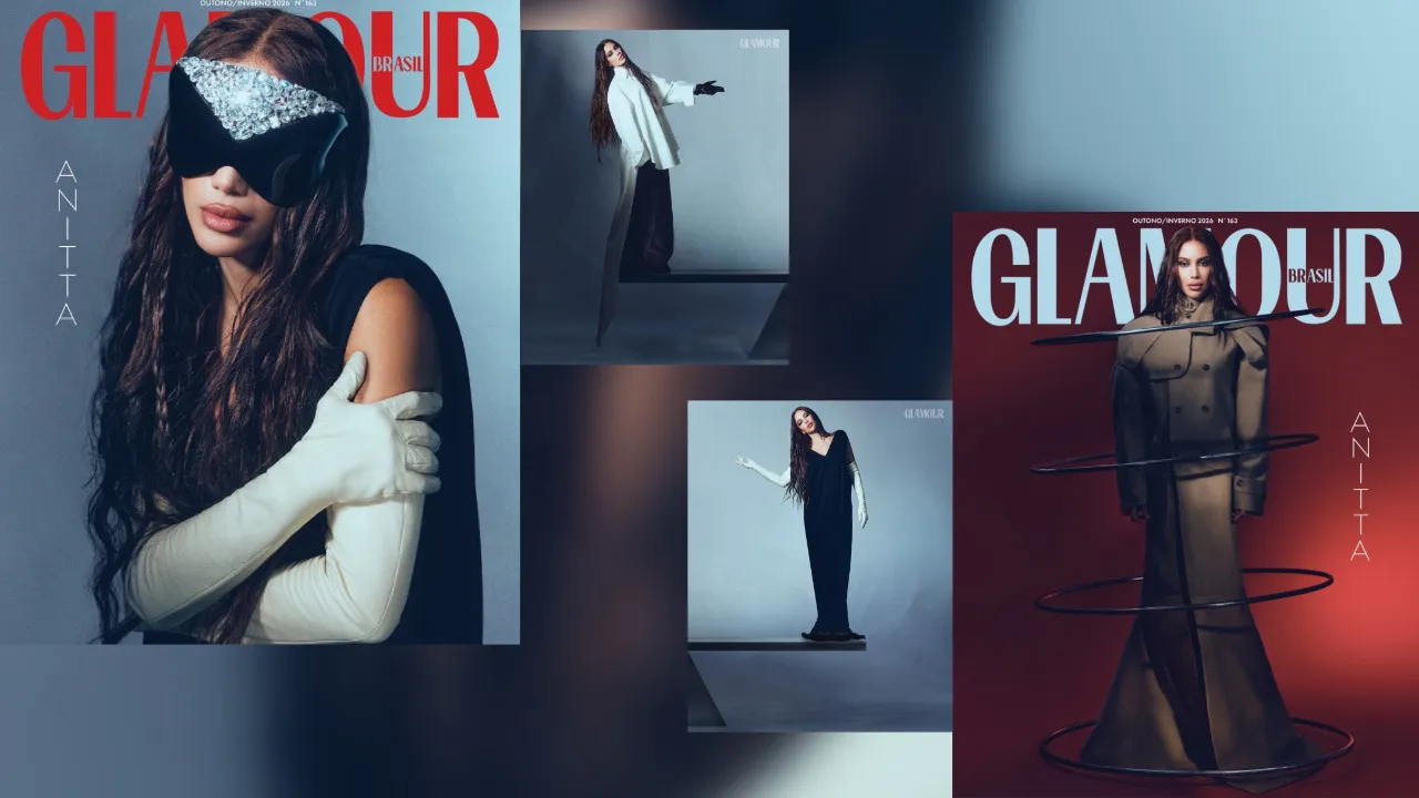 Anitta surge mais introspectiva e sofisticada na nova capa da Glamour Brasil