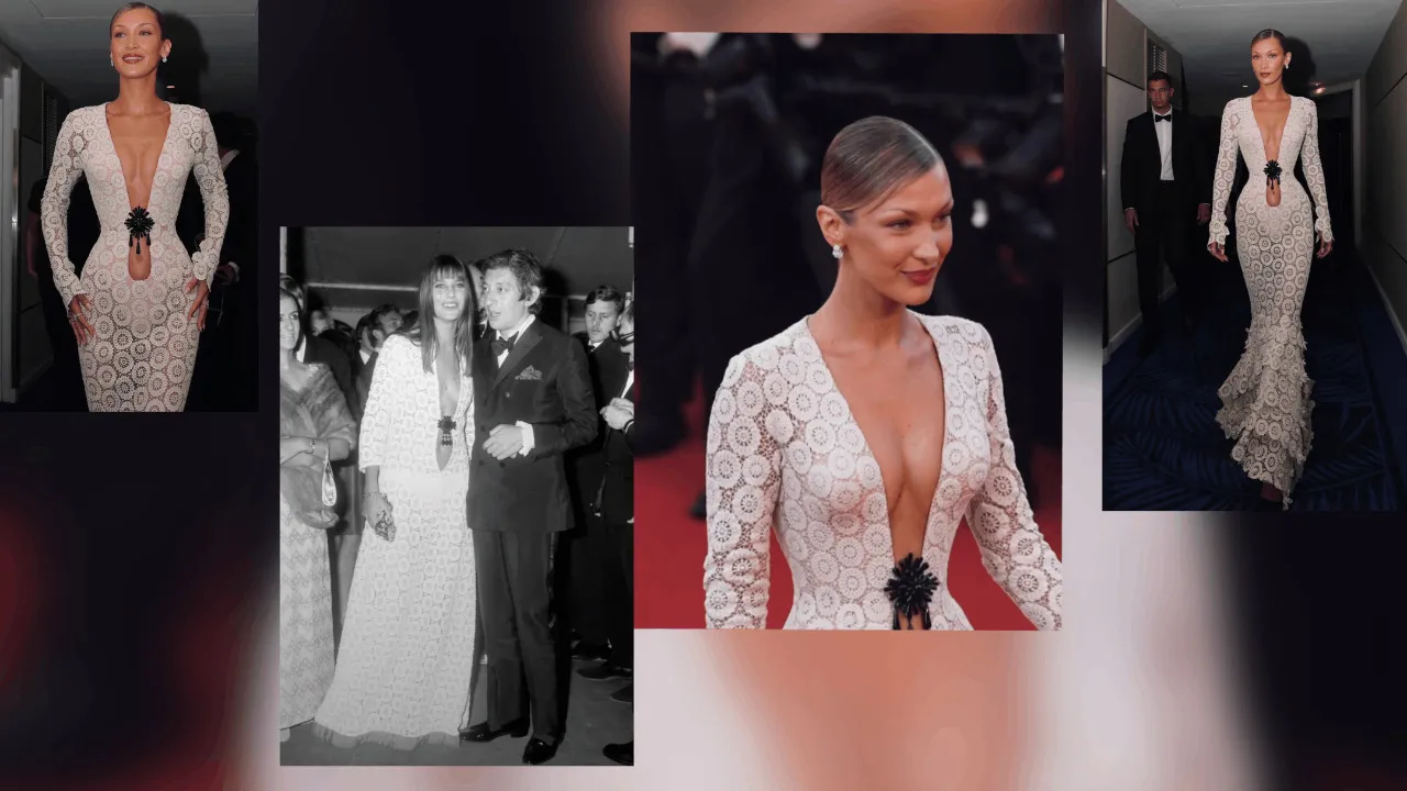 O vestido usado por Bella Hadid no Festival de Cannes parou a internet inteira