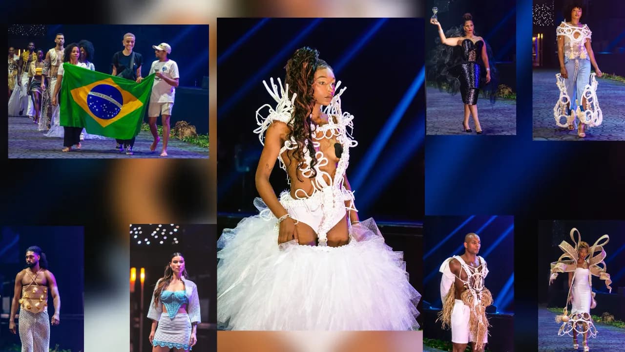 Alleropeu transforma ancestralidade baiana em arte futurista na CPLP Fashion Week