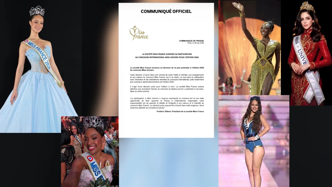 Miss França abandona o Miss Universo e expõe a crise de credibilidade do concurso