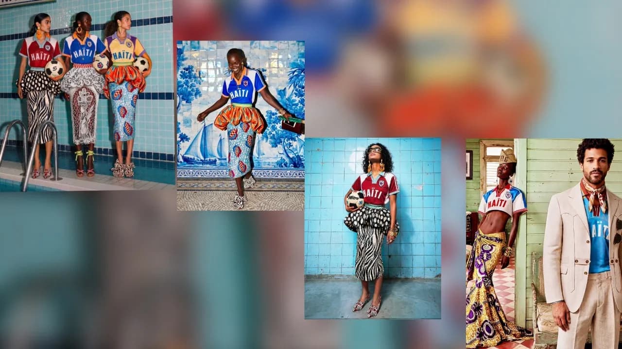 O Haiti transforma o futebol numa passerelle de moda e identidade cultural