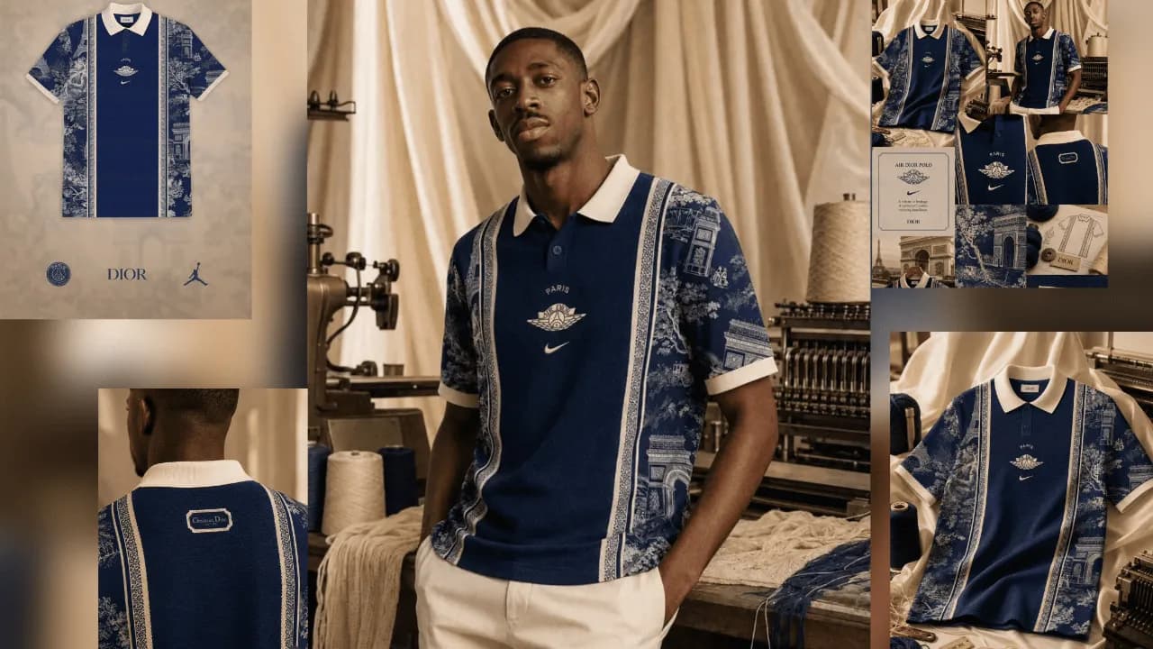 PSG Nike e Dior, quando o futebol encontra a alta-costura