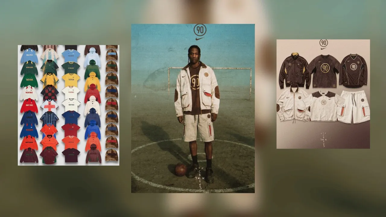 Nike e Travis Scott resgatam a era Total 90 em nova coleção inspirada na Copa do Mundo 2026