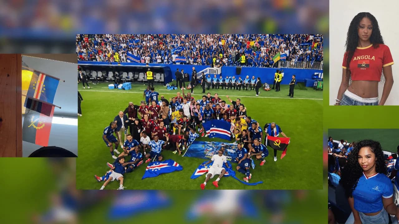 Cabo Verde e Angola unidos por uma bandeira que emocionou o Mundial