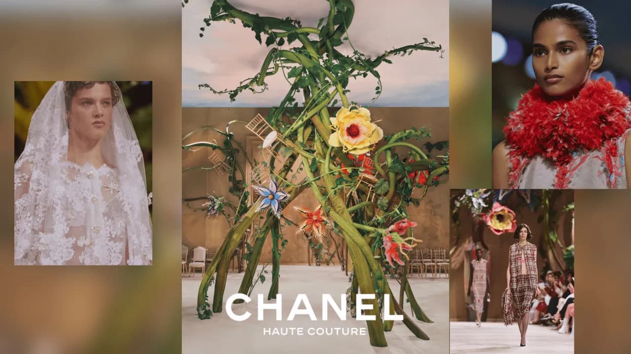 Chanel Haute Couture Outono/Inverno 2025/26: Matthieu Blazy reinventa o legado da maison com poesia e natureza