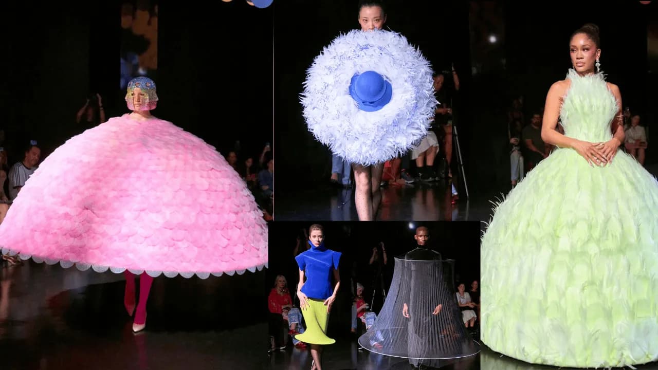 Bad Binch TongTong transforma a passerelle numa fantasia extraterrestre