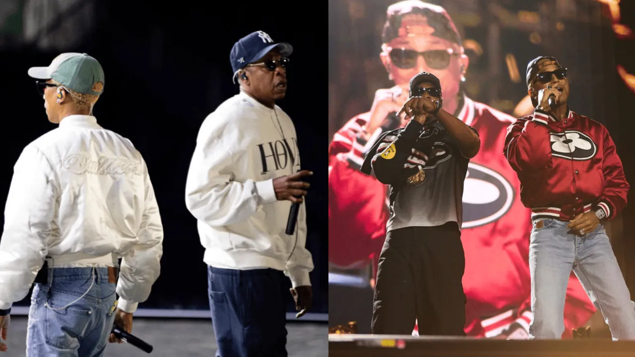 Pharrell Williams e Jay-Z celebram três décadas de amizade, música e estilo em Paris