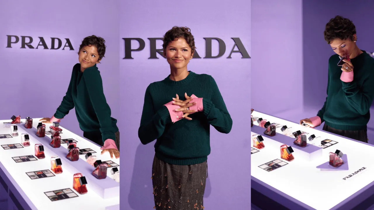 Zendaya leva Prada Paradoxe para Nova Iorque numa experiência entre perfume, imagem e identidade