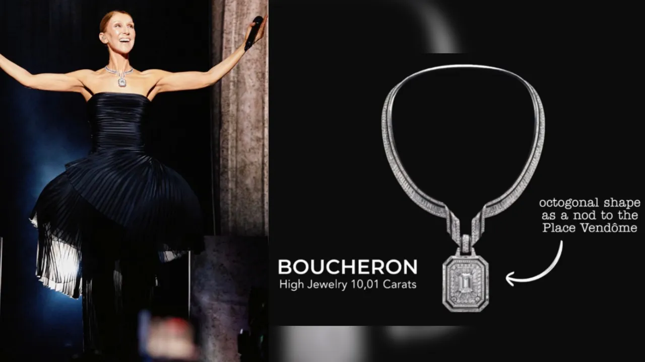O colar Boucheron de Céline Dion carregava mais de um século de história