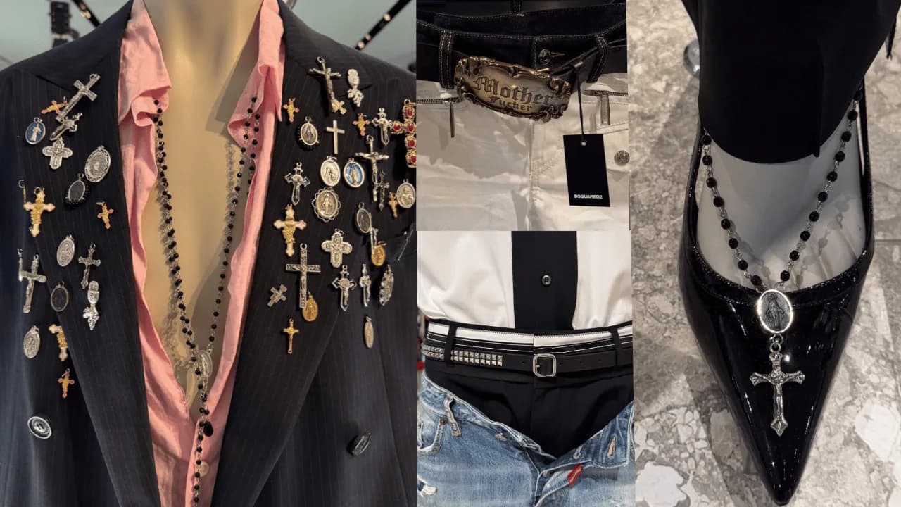 Dsquared2 mistura religião, sensualidade e rebeldia na Primavera Verão 2027