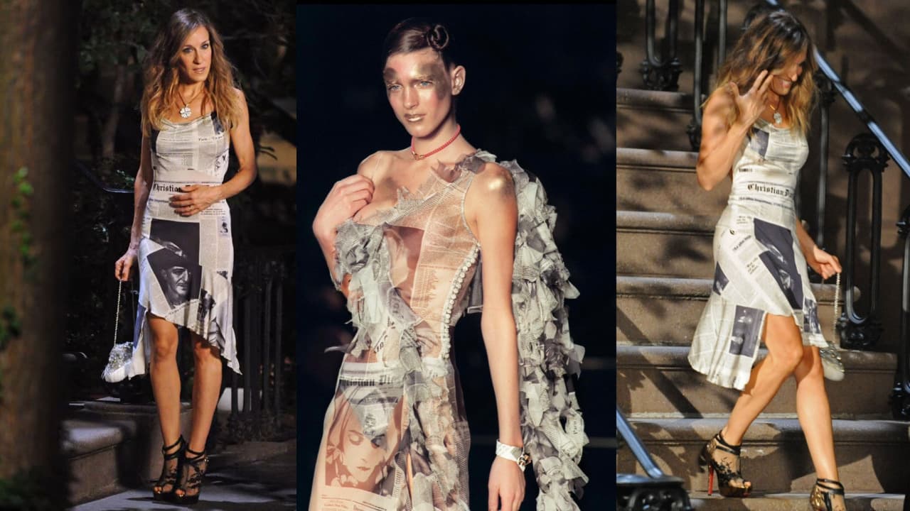 O VESTIDO DIOR DA ERA GALLIANO QUE SE TORNOU ÍCONE ATRAVÉS DE CARRIE BRADSHAW